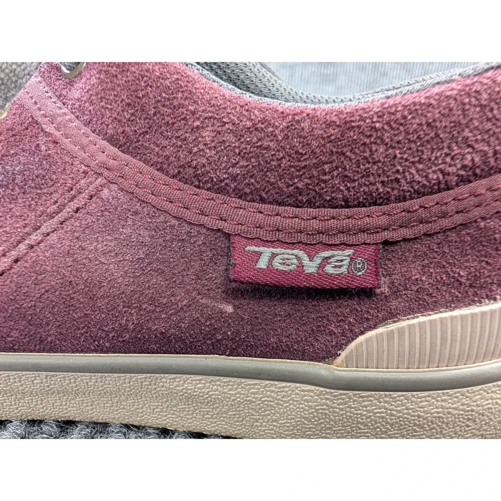 Teva FreeWheel‎ Sneakers Shoes Womens 7.5 Purple Suede Low Top Casual Gorpcore